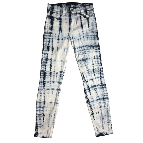 J Brand Photo Ready Tied Estate Blu Skinny Capri - Size 24 - Picture 2 of 15